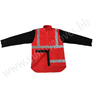 Vêtement de soudage en cuir, soudeur vestes de sécurité pour le cuir, offre spéciale - Product Image 4