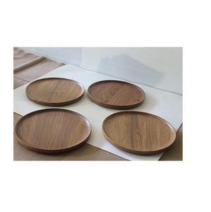 Assiette de service en bois d'acacia, vaisselle personnalisée, 1 pièce, meilleure vente, assiettes de service en bois d'acacia - Product Image 2