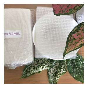 Triangle rond carré comestible papier de riz emballage vietnamien papier de riz pour rouleaux de printemps Mme Lily - Product Image 1