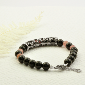 Pulsera de cuentas de corazón de aniversario de moda para mujer - Product Image 3