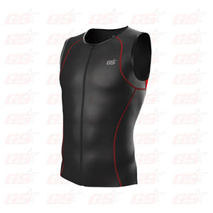 Chaleco de triatlón personalizado para hombre, camiseta sin mangas para ciclismo - Product Image 1