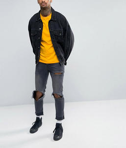 Wholesale 100% Cotton <b>Men's</b> <b>T</b>-<b>Shirts</b> Loose Fit 265gsm Heavy Weight Washed Cotton Streetwear Plain <b>T</b> <b>shirts</b> - Product Image 6