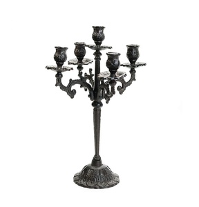 5 Arms Candelabra brass Plated Candle Holder Antique Brass Candelabra Holder Classic Style Brass Plated Candle Holder from Indi - Product Image 3