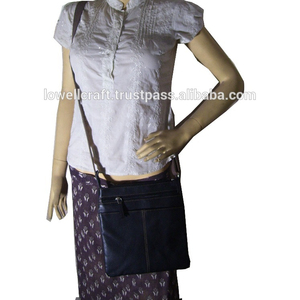 Leather Travel Crossbody Purse Wallet Pouch Handbag Holder Messenger Brown <b>Small</b> Shoulder Organizer <b>Black</b> Passport <b>bag</b> - Product Image 2