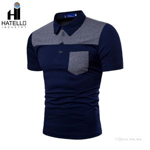 Camiseta de algodón para hombre, Polo informal a la moda, barata, venta al por mayor, nueva - Product Image 3