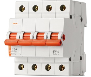Reve 63A RMCB #19 Isolateur à quatre pôles-Disjoncteur électronique réglable à 4 pôles (blanc) Haute qualité - Product Image 3