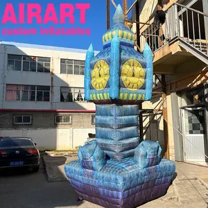 supply customized giant inflatable Clock tower model Z07