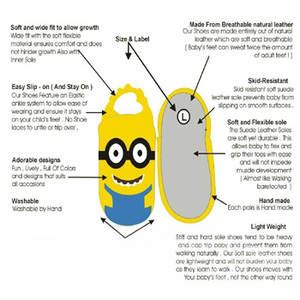 Baby Infant Toddler Shoes Slip-on Soft <b>Sole</b> Leather Moccasins Pre-Walkers - Product Image 5