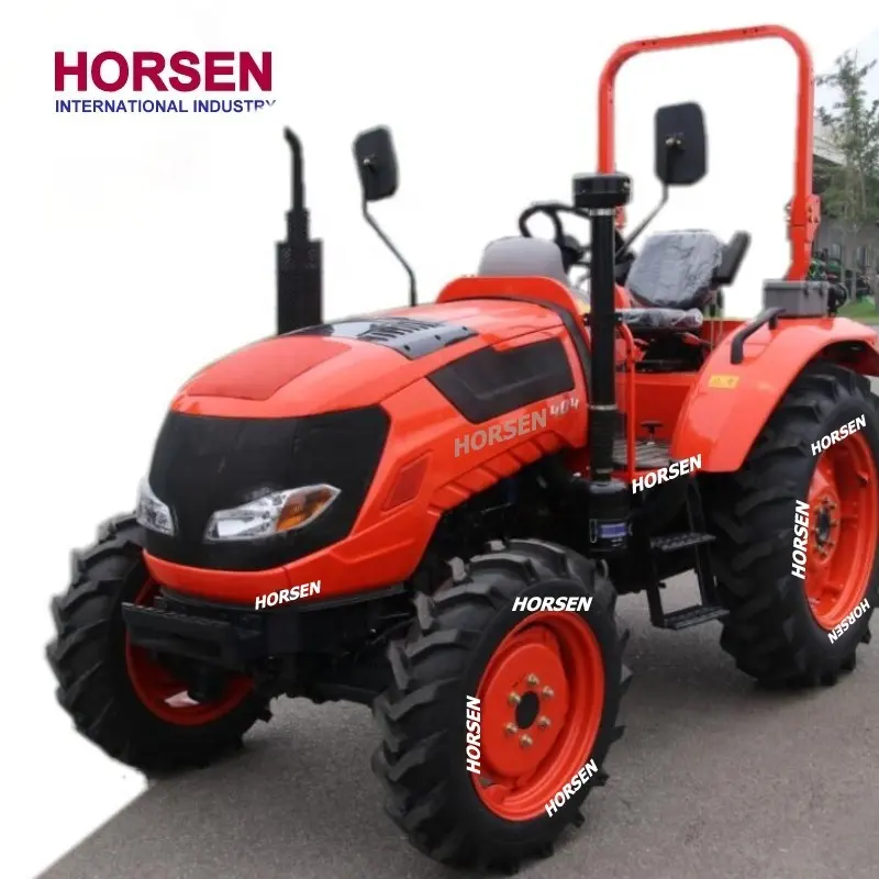 Mini tracteur 30 HP 40 HP 2 WD 4 WD tracteurs et tracteur tondeuse pour l'agriculture fabriqué en Chine par l'industrie internationale Horsen