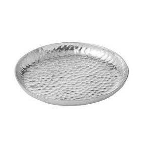 Plateaux de service martelés personnalisés, pour restaurant et hôtels, plateaux modernes en métal en acier inoxydable à bas prix, 12 pièces - Product Image 5
