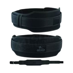 Cinturón de levantamiento de pesas de neopreno transpirable Unisex OEM al por mayor logotipo personalizado para seguridad física de hombres y mujeres - Product Image 2