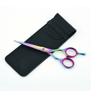 J2 Best Quality 5.5 Inch Stainless Steel Barber <b>Scissor</b> Black Color Hairdressing <b>Shear</b> with Sharp Tip CE Approved for Salons - Product Image 3