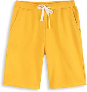 Vente en gros de modèles personnalisés imprimés courts vêtements de sport de qualité supérieure 6XL XS tailles courtes en polaire éponge avec poche zippée motif uni - Product Image 6