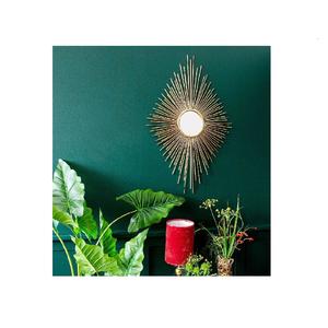 Espejo de pared contemporáneo para sala de estar Venta caliente Hecho a mano Colgante de pared Maquillaje de lujo Marco de espejo de Navidad para la venta - Product Image 1