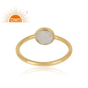 Best Selling 2026 Sterling Silver Natural Rainbow <b>Moon</b> Stone Gemstone Stackable <b>Ring</b> for Women Jewelry Manufacturer - Product Image 5