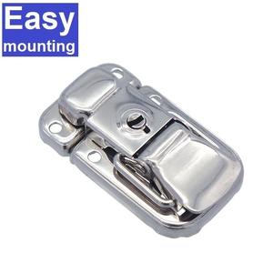 Herramienta de cierre de metal brillante de níquel galvanizado, candado con cerradura de llave, caja de pecho, herramienta de fábrica, producto en oferta, HC276 - Product Image 1