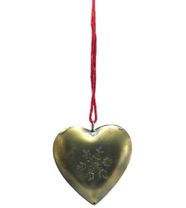 Cœur suspendu en métal, décoration pour arbre de noël, cœur suspendu, décoration de luxe, pour la maison, meilleure vente - Product Image 1