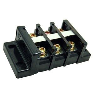 TB-125 Panel <b>Mounted</b> 125A Heavy Duty Brass Terminal <b>Block</b> - Product Image 1