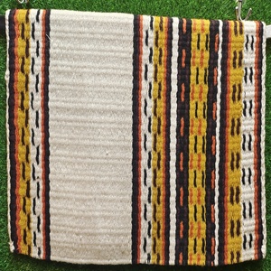Manaal Enterprises Reya New Zealand Wool Western <b>Saddle</b> Blanket Top Felt Pad Sensor Flex Size 33" L x 38" W x 1" Thickness MO02 - Product Image 1