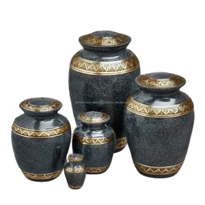 Antique American Style Solid Cremation Urns <b>for</b> <b>Ashes</b> Unique Funeral Supplies - Product Image 3