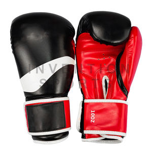 Gants de boxe pour hommes en cuir PU de haute qualité avec logo personnalisé, service OEM, taille personnalisée, séchage rapide, respirants, arts martiaux - Product Image 4