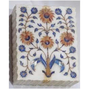 สีขาวหินฝังผลไม้แห้งกล่อง - Product Image 1