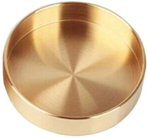 Bandeja cuadrada de latón con relieve mogol - Product Image 4