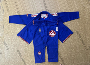 Kimono de Jiu Jitsu Brasileño Azul Rey, Hecho a Medida, 100% Algodón, 450g, Unisex para Adultos, de la Mejor Calidad, con Logos y Parches BJJ, Precio al por Mayor - Product Image 3