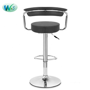 <span class=keywords><strong>Chaise</strong></span> <span class=keywords><strong>de</strong></span> <span class=keywords><strong>bar</strong></span> noire WS98121, hauteur réglable avec coussins <span class=keywords><strong>de</strong></span> dossier, tabourets <span class=keywords><strong>de</strong></span> <span class=keywords><strong>bar</strong></span> ronds pour cuisine, chaises hautes <span class=keywords><strong>de</strong></span> cuisine, vente en gros, cuir PU - Product Image 4