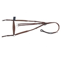 Harnais de cheval en cuir véritable à 3 points avec taille et couleur personnalisables