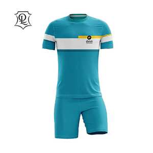 Maillot de football, ensemble d'uniforme pour adultes et enfants, design par Sublimation, vert, séchage rapide, nouvelle collection - Product Image 1
