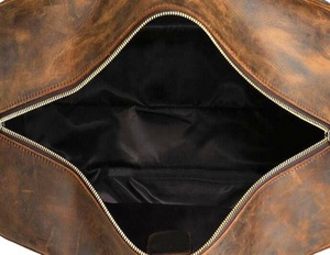 Bolso de Lona de Cuero Genuino para Hombre, Bolsa de Mensajero de Estilo Nacional con Cierre de Cremallera, Logotipo Personalizado de Grado Superior para Uso Diario - Product Image 5