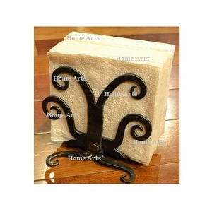 Fabulous Design Iron Napkin Holder Organizer Bestest Quality <b>Black</b> Color Customizable Table Top Accessories - Product Image 1