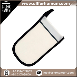 New Design Turkish Kese Mitt Bath Glove Fiber <b>Scrubber</b> for Deep Clean Exfoliating and Dead <b>Skin</b> Removal for Face and Body - Product Image 2