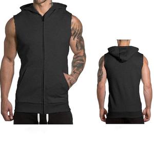Men's 100% Cotton <b>Muscle</b> Gym <b>Vest</b> Bodybuilding Sport Running Curved Hem Tank Top - Product Image 5