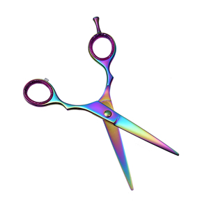 Ciseaux de barbier professionnels vente en gros, 5,5 pouces, en acier inoxydable 440C, avec repose-doigt réglable (SC07) - Product Image 5