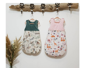 95 viscose (d'eucalyptus) 5 spandex jersey simple 220 gsm sac de couchage pour bébé tog 15 double couche sac de couchage pour bébé - Product Image 2