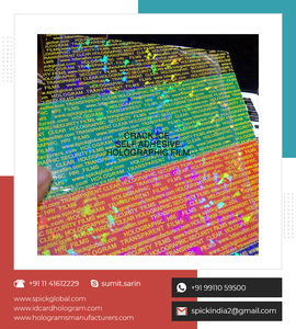 Película holográfica a granel Película holográfica autoadhesiva/Película de laminación transparente - Product Image 3