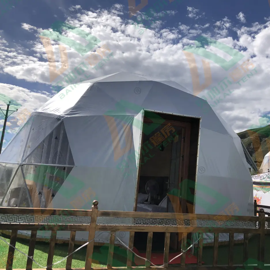 Geodesic Dome Tent for Hotel China Canton Fair UV Resistant Customized