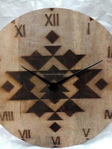 Reloj de pared de alta calidad 2021, reloj de pared de madera decorativo personalizado de diseño moderno para decoración del hogar, reloj de pared - Product Image 2