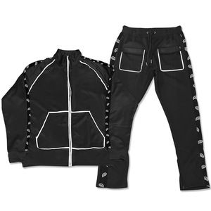 Costume de survêtement pour homme, ensemble costume de Sport, Jogging, haut à la mode, Logo personnalisé, - Product Image 4