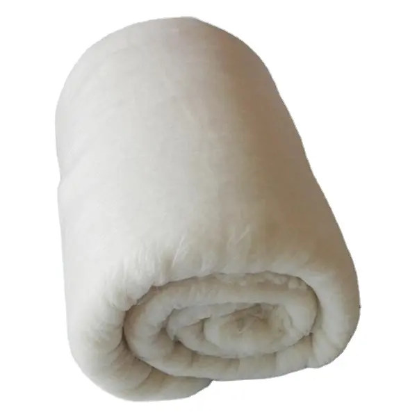 Raw white sheep wool carpet fleece fiber..