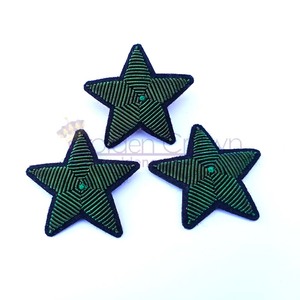 Broche de moda personalizado de alta calidad, broche de alambre de lingotes bordado a mano - Product Image 1