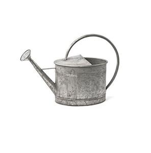 Bidon d'eau en métal galvanisé de forme ovale fait à la main fournitures de jardin traditionnelles de petite taille vente en gros de style vintage - Product Image 2