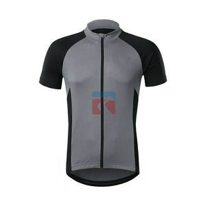 2024 vente en gros de haute qualité hommes cyclisme maillot Sports de plein air chemise en Polyester avec manches courtes technique sublimée - Product Image 5