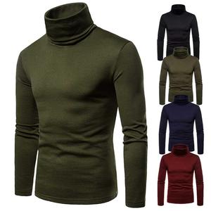 <b>Mens</b> Winter Thermal Turtle Neck Skivvy Pullover Stretch Basic Solid Thick <b>T</b> <b>Shirt</b>/Sweatshirts - Product Image 5