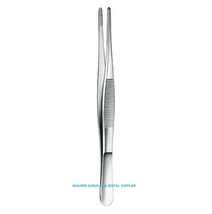 Standard Dressing Forceps No Teeth Medium Wide 11 cm Surgical Instruments Manufacturer and Exporter - Product Image 6