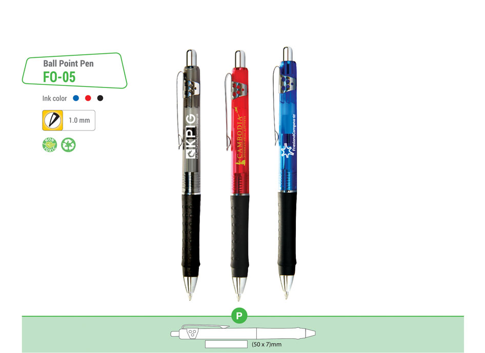 Low Viscosity Ink Offset Printing Multi-colors Ballpoint Pen Gel Pens Silk Screen Printing OEM & Promotional Logo Pens