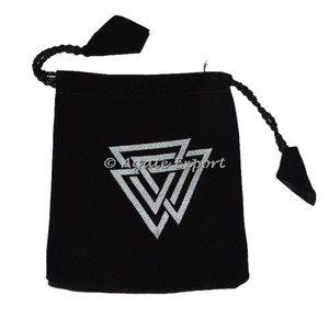 Bolsa de terciopelo verde con cordón, pequeña bolsa de terciopelo con cordón para joyería y adornos, regalo, logotipo personalizado - Product Image 3