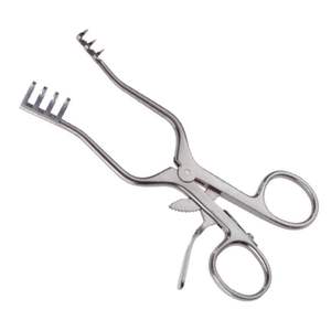 Écarteur en acier inoxydable, 4.5 pouces, (11.5cm), 2x3 dents tranchantes - Product Image 3